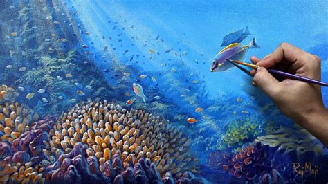 marine life drawing ideas|Mastering Realistic Underwater Scenes: A Guide to Drawing .